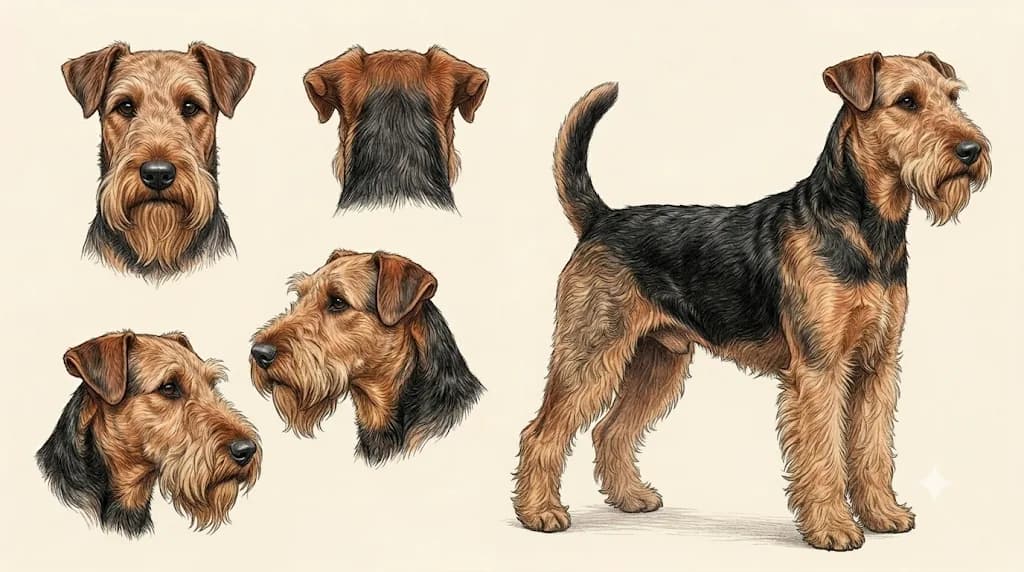Lámina Airedale Terrier