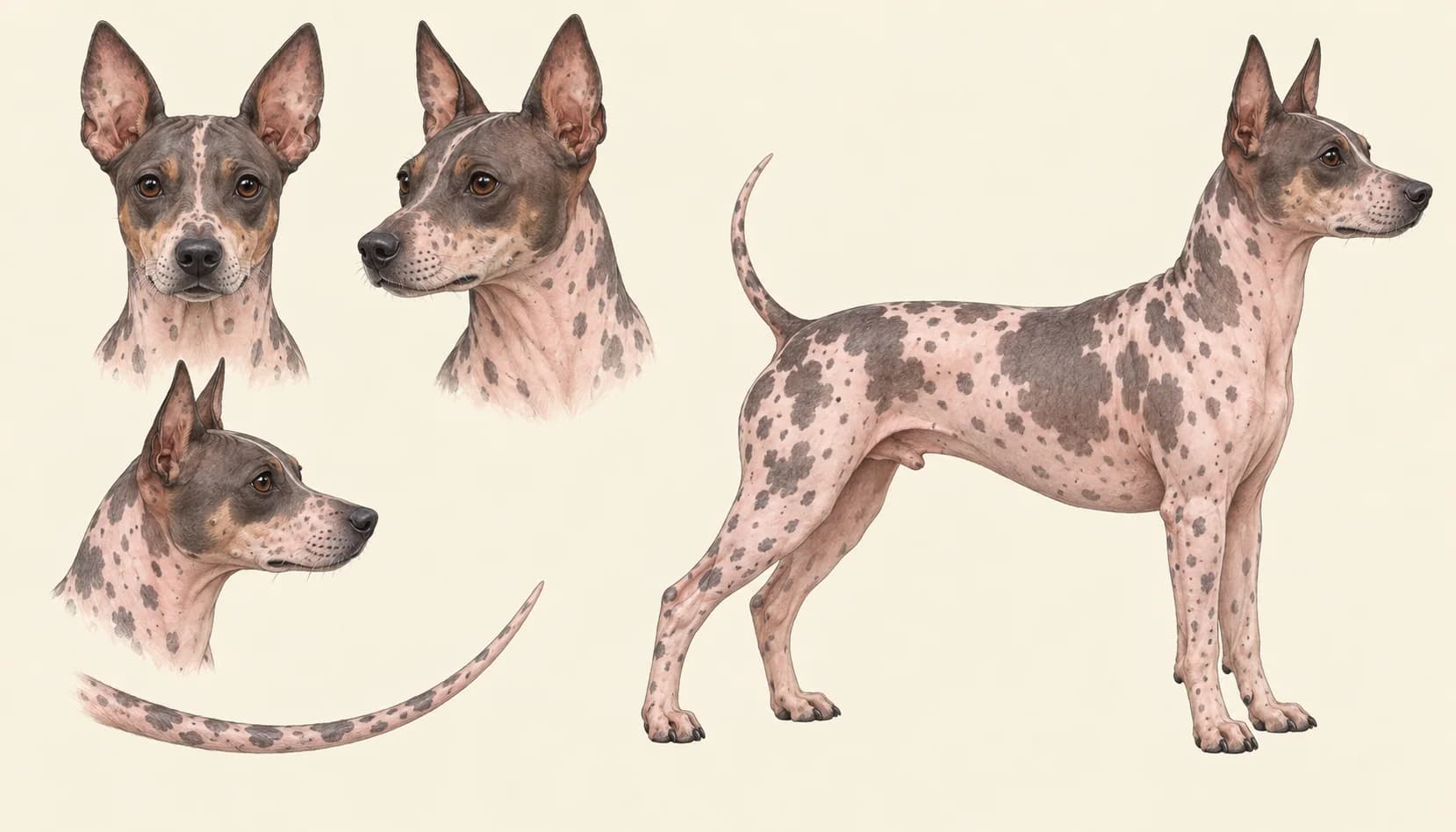Lámina American Hairless Terrier