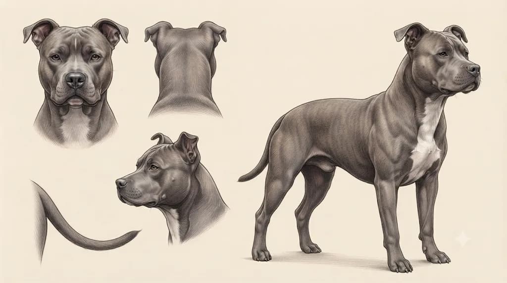 Lámina American Staffordshire Terrier