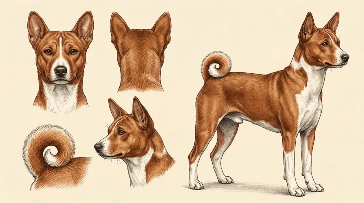 Lámina Basenji