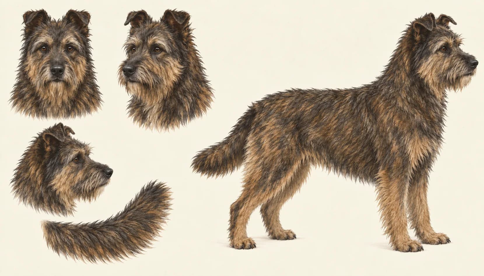 Lámina Boyero de las Ardenas (Bouvier des Ardennes)