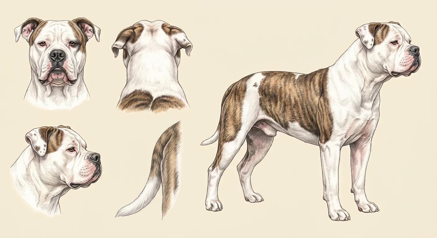 Lámina Bulldog Americano