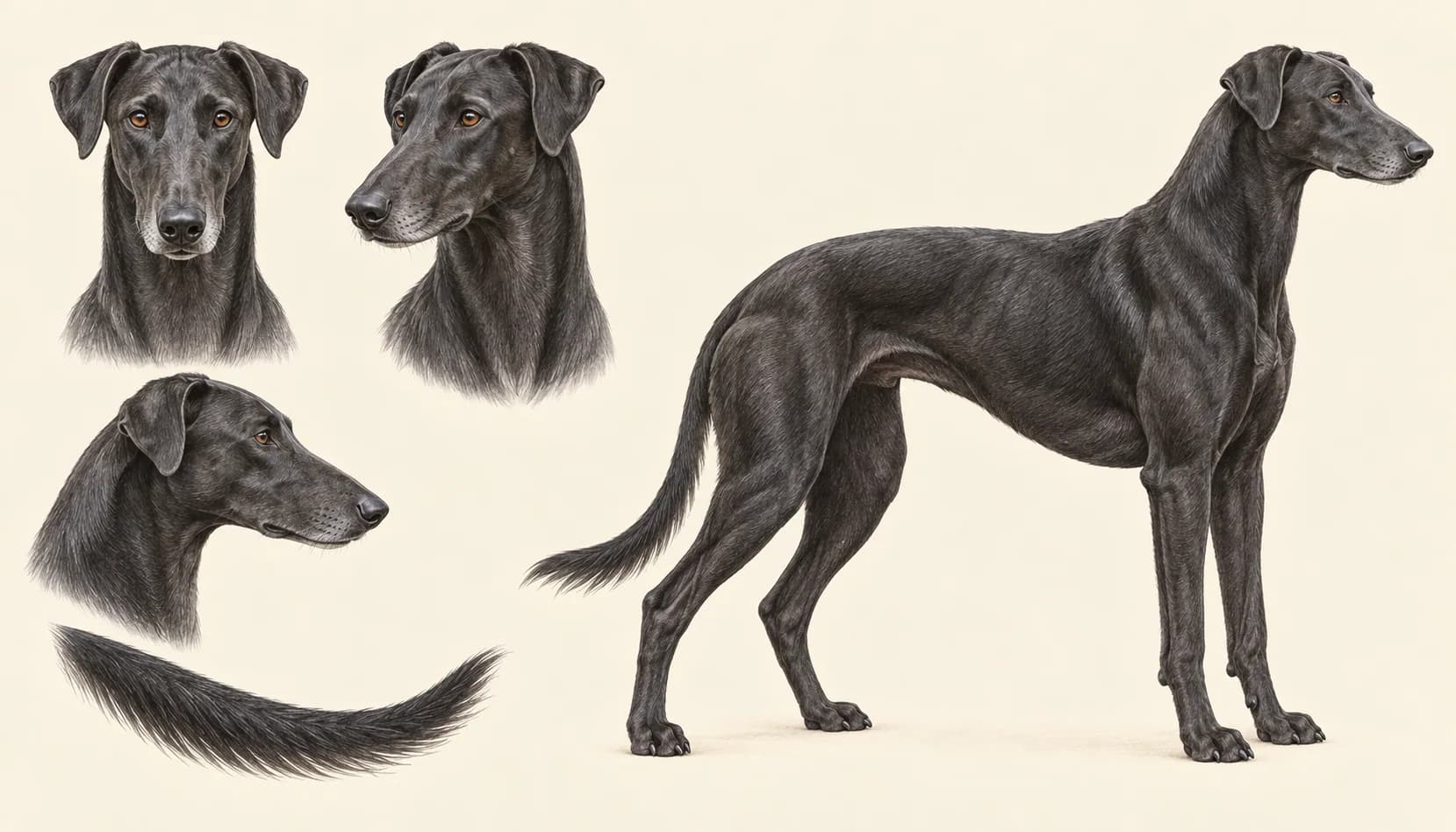 Lámina Chart Polski (Galgo Polaco)