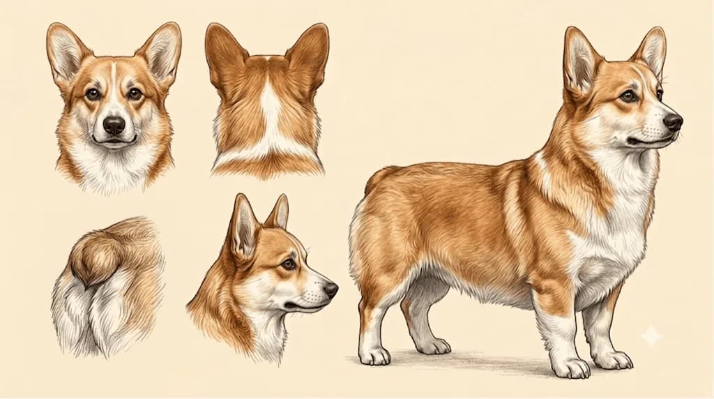 Lámina Welsh Corgi (Pembroke)
