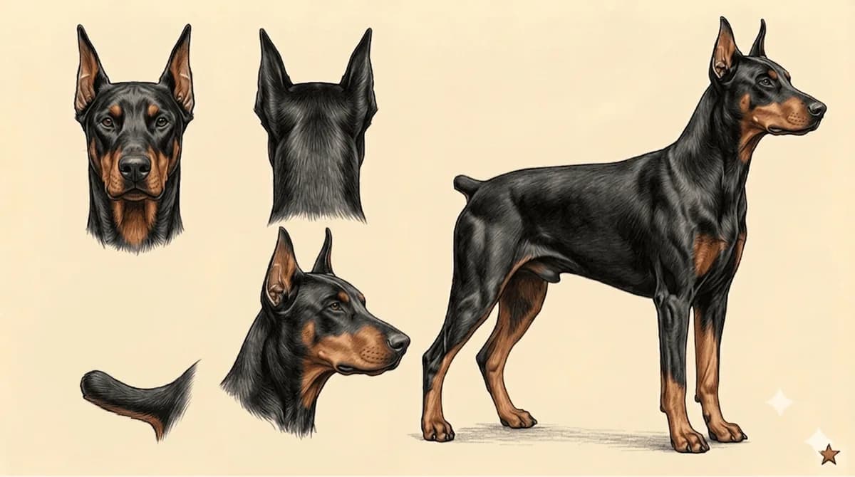 Lámina Doberman