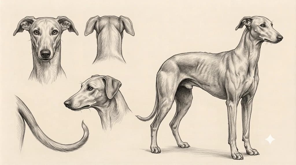 Lámina Galgo Español