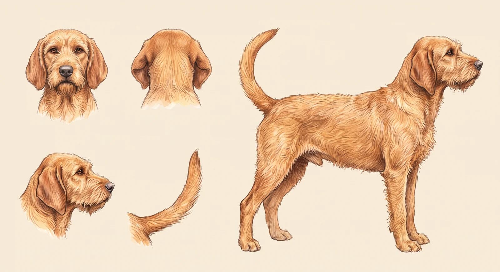 Lámina Griffon Fauve de Bretagne