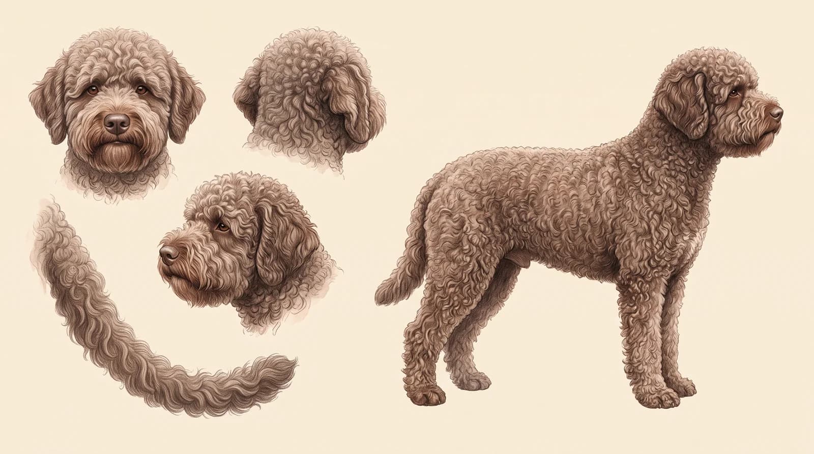 Lámina Lagotto Romagnolo