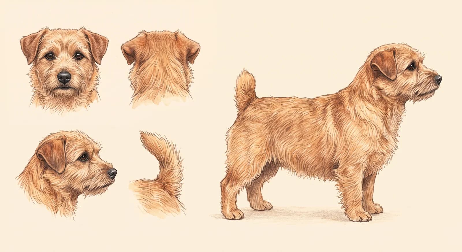 Lámina Norfolk Terrier