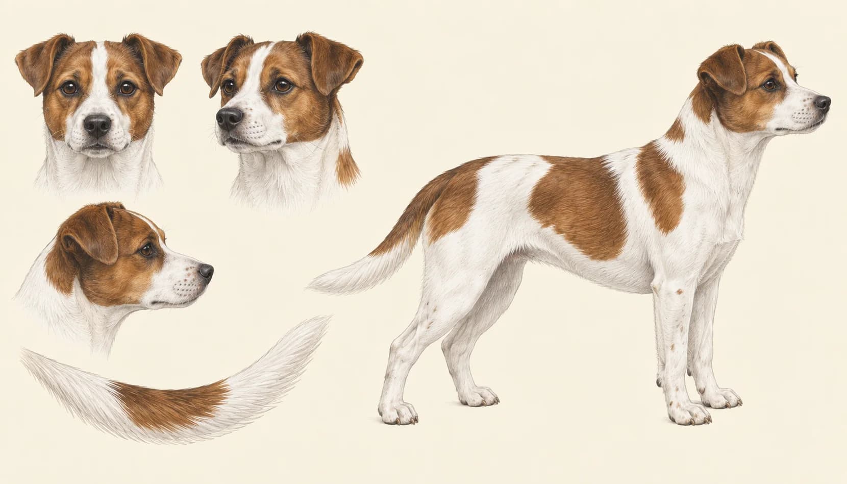 Lámina Perro Granjero Danés-Sueco