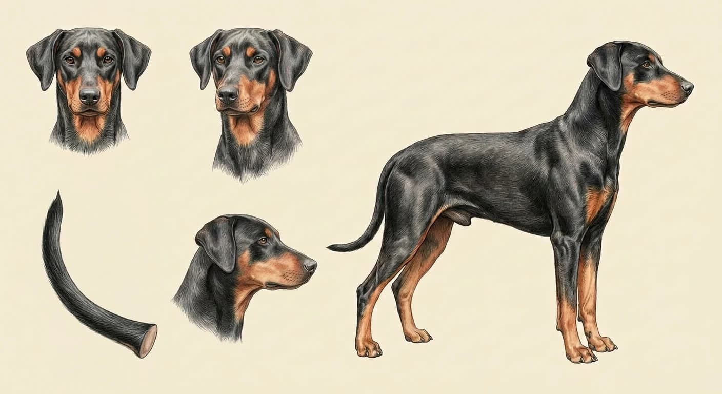 Lámina Pinscher Alemán (German Pinscher)