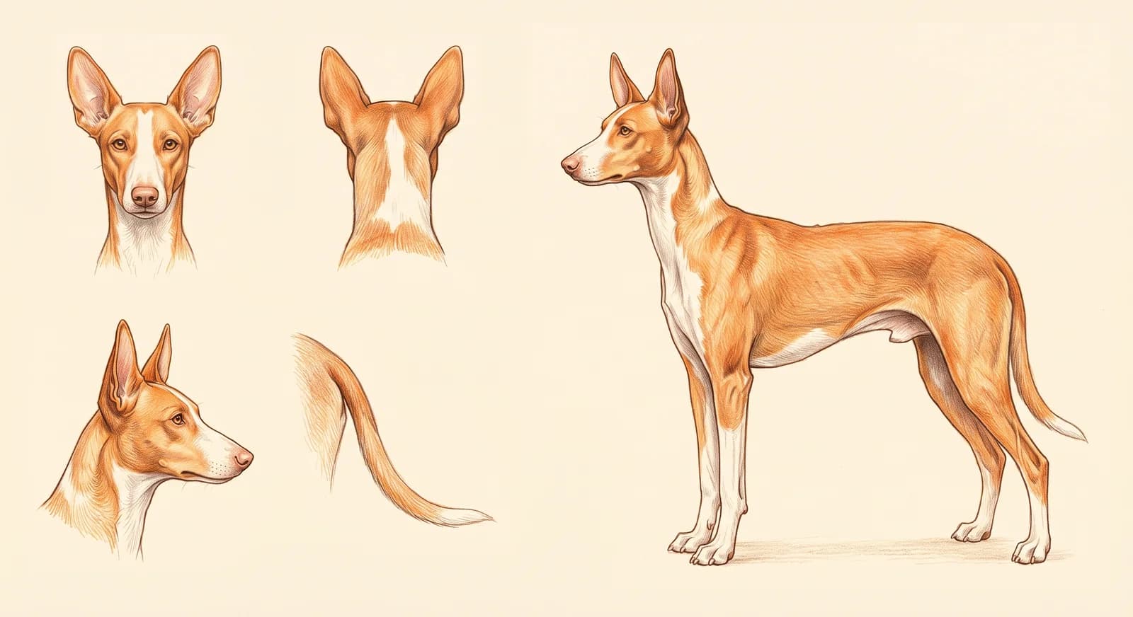 Lámina Podenco Canario