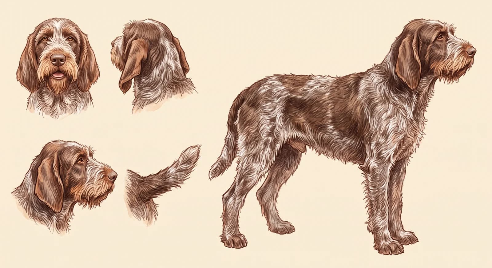 Lámina Spinone Italiano