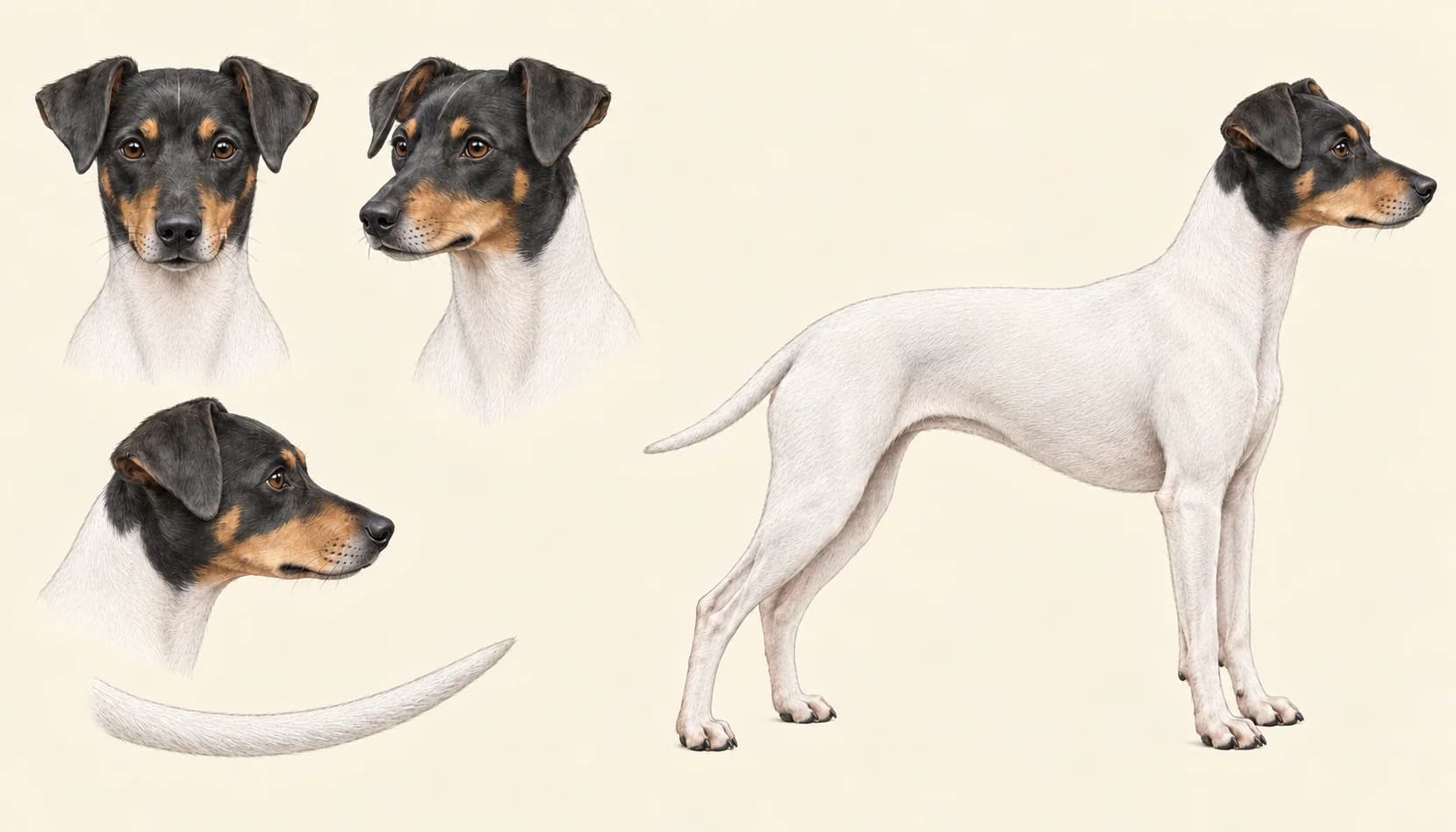 Lámina Terrier Japonés (Nihon Teria)