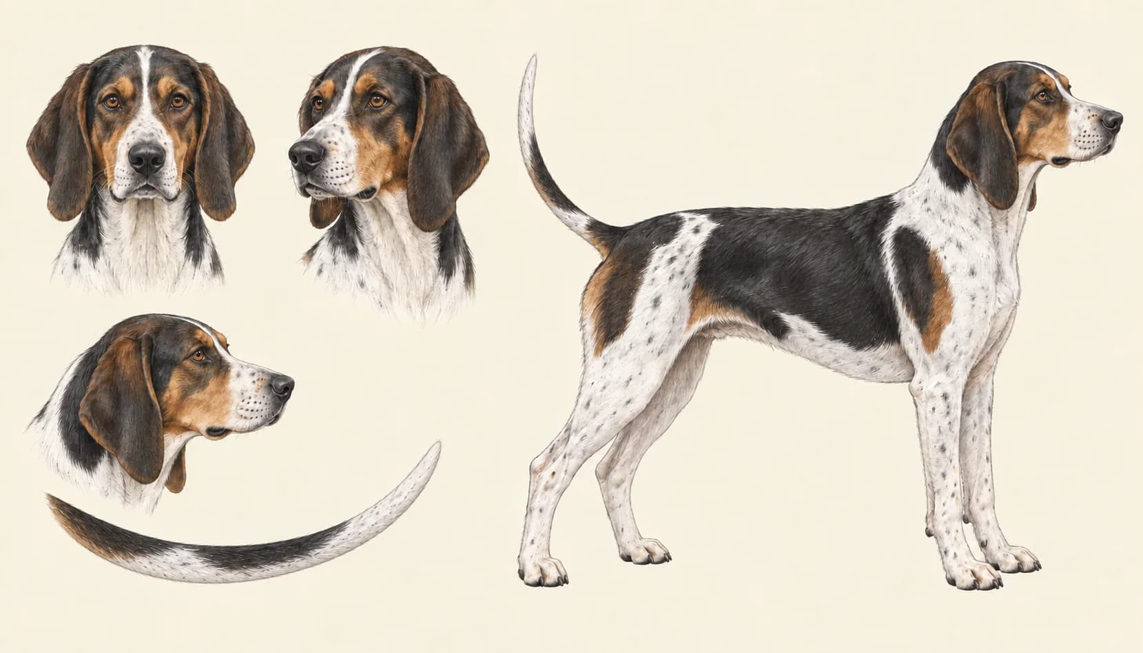 Lámina Treeing Walker Coonhound