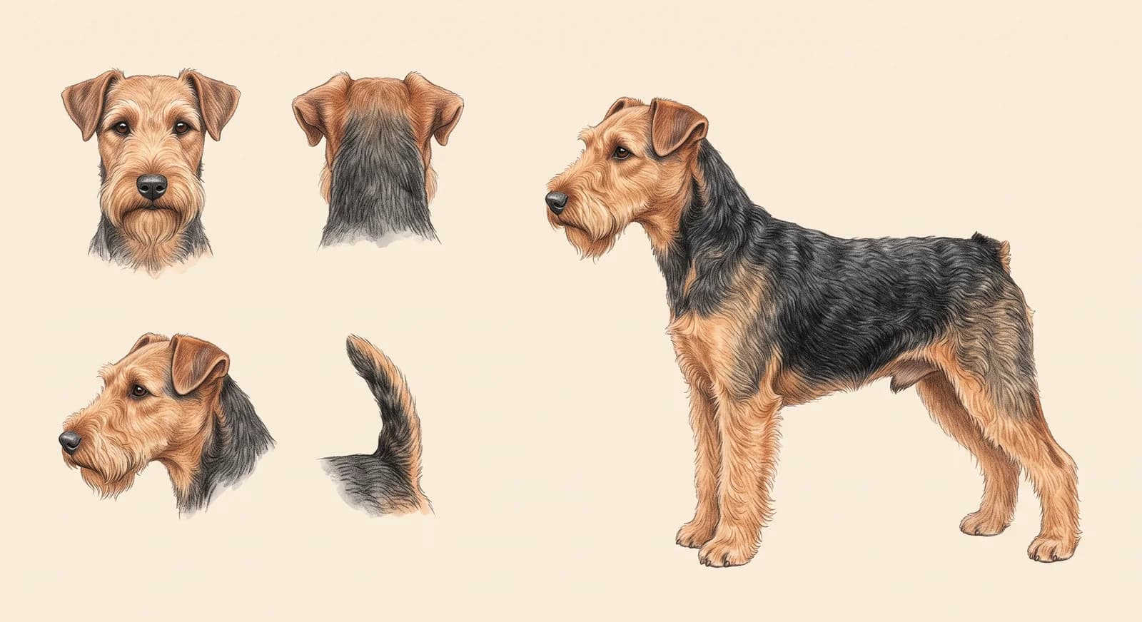 Lámina Welsh Terrier