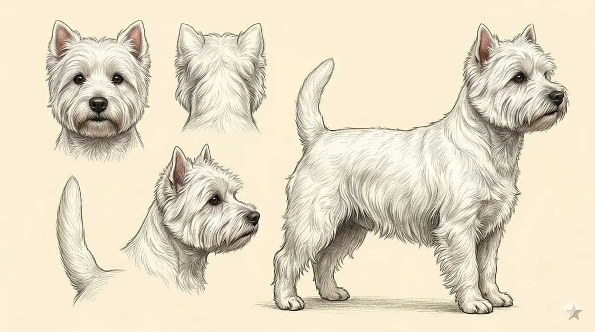 Lámina West Highland White Terrier