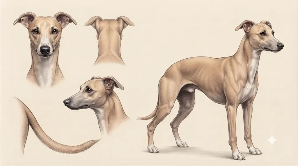 Lámina Whippet