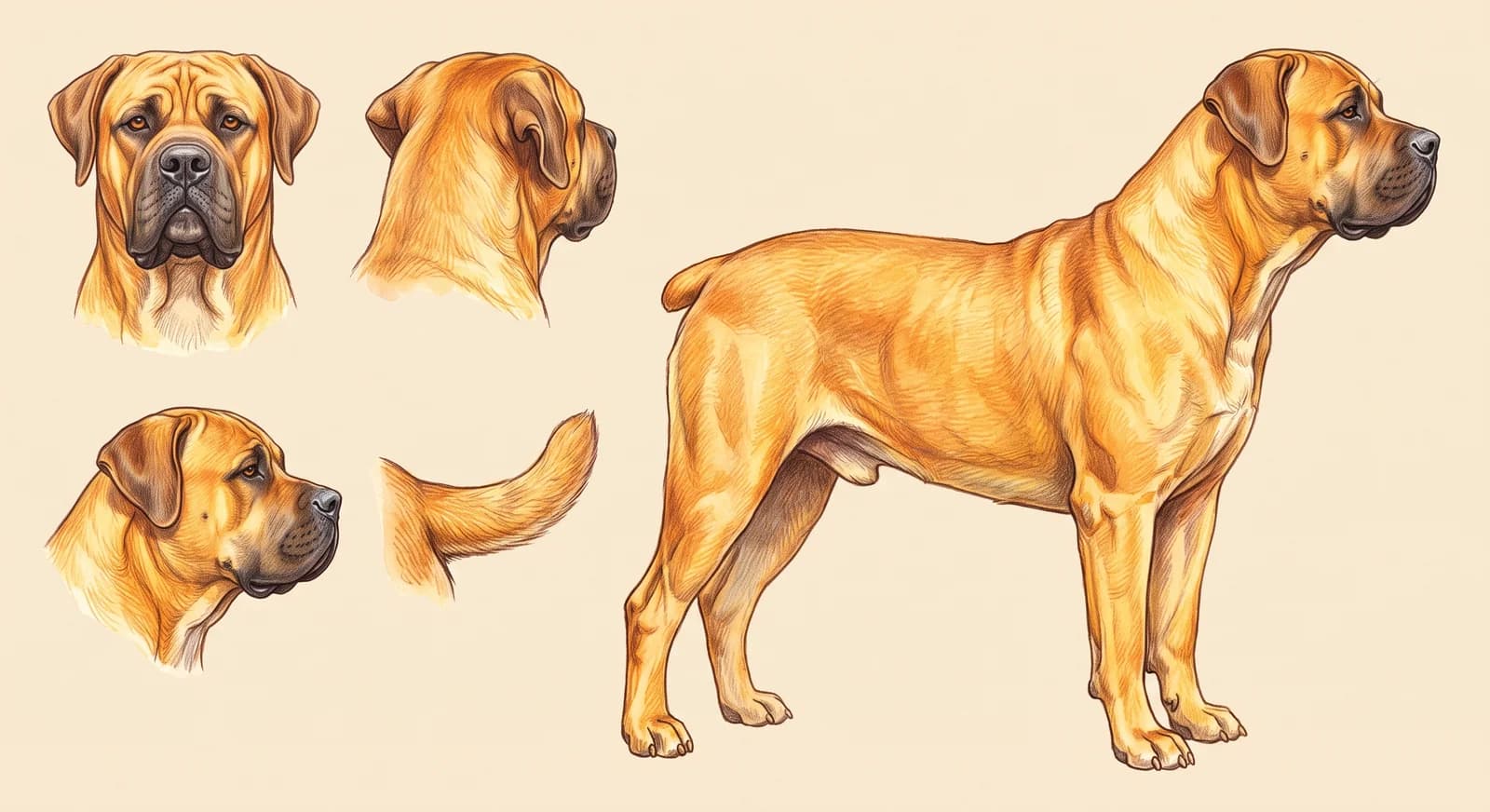 Lámina Boerboel