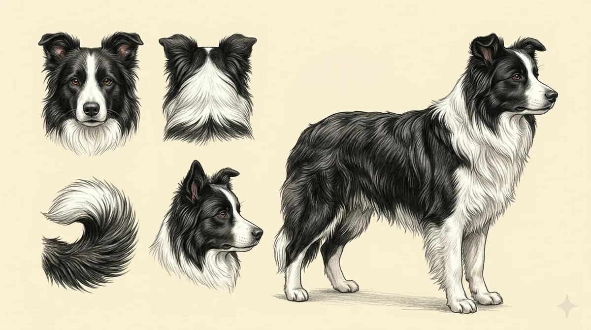 Lámina Border Collie