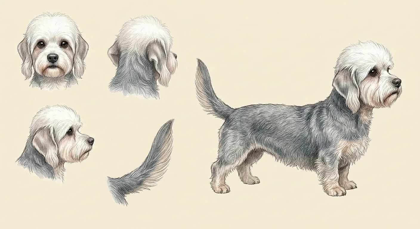 Lámina Dandie Dinmont Terrier