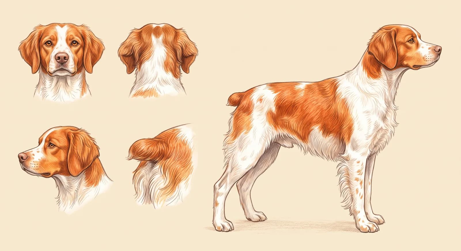 Lámina Epagneul Bretón (Brittany Spaniel)