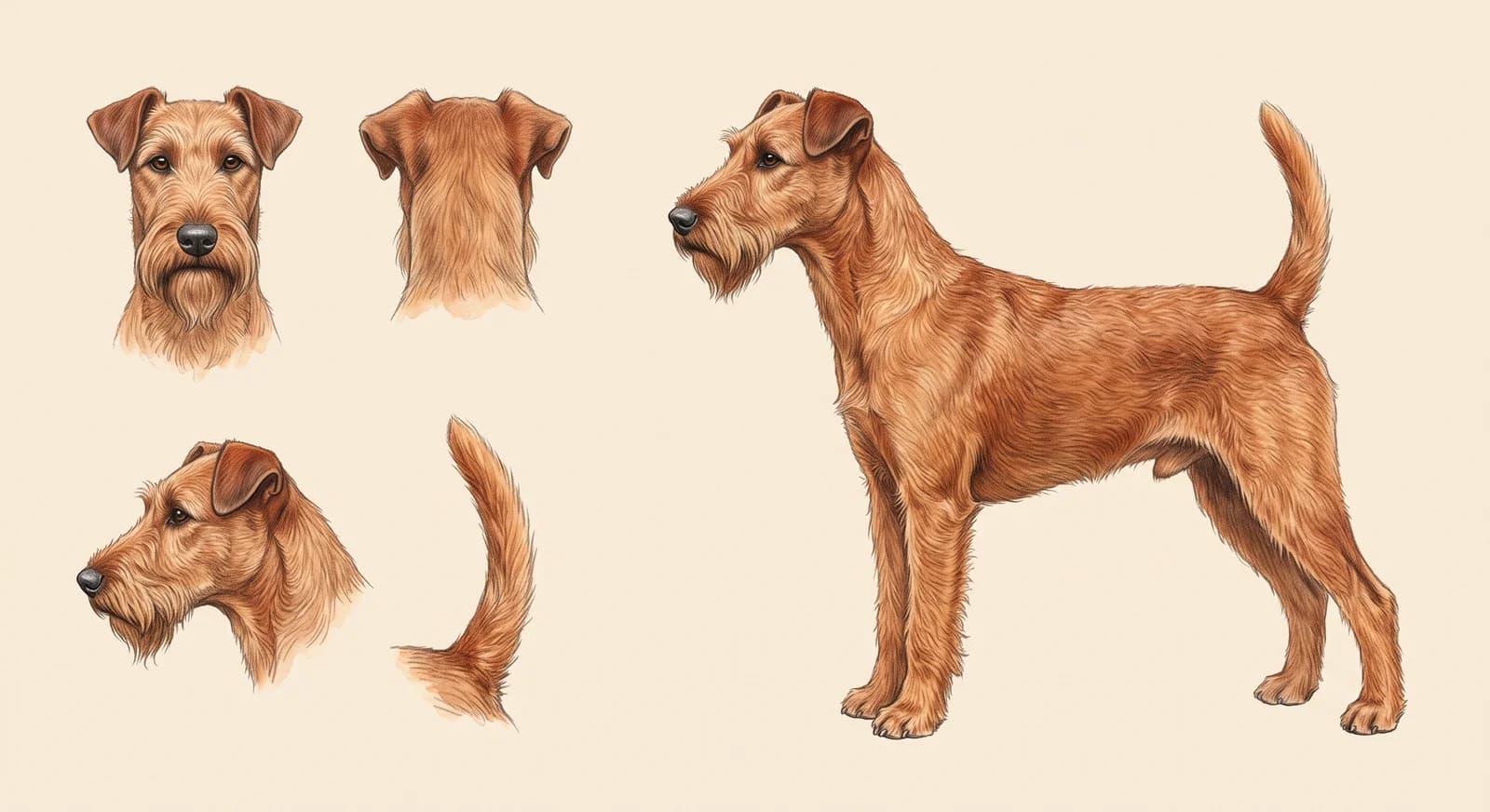 Lámina Irish Terrier