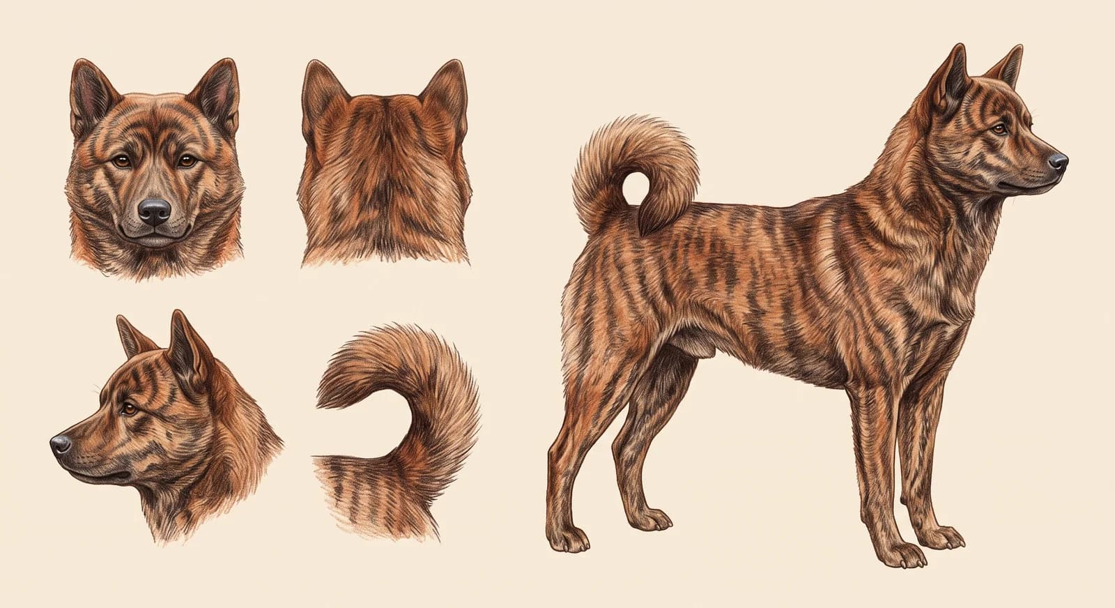 Lámina Kai Ken (Tora Inu)