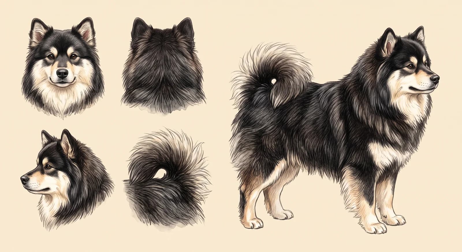 Lámina Lapphund Finlandés