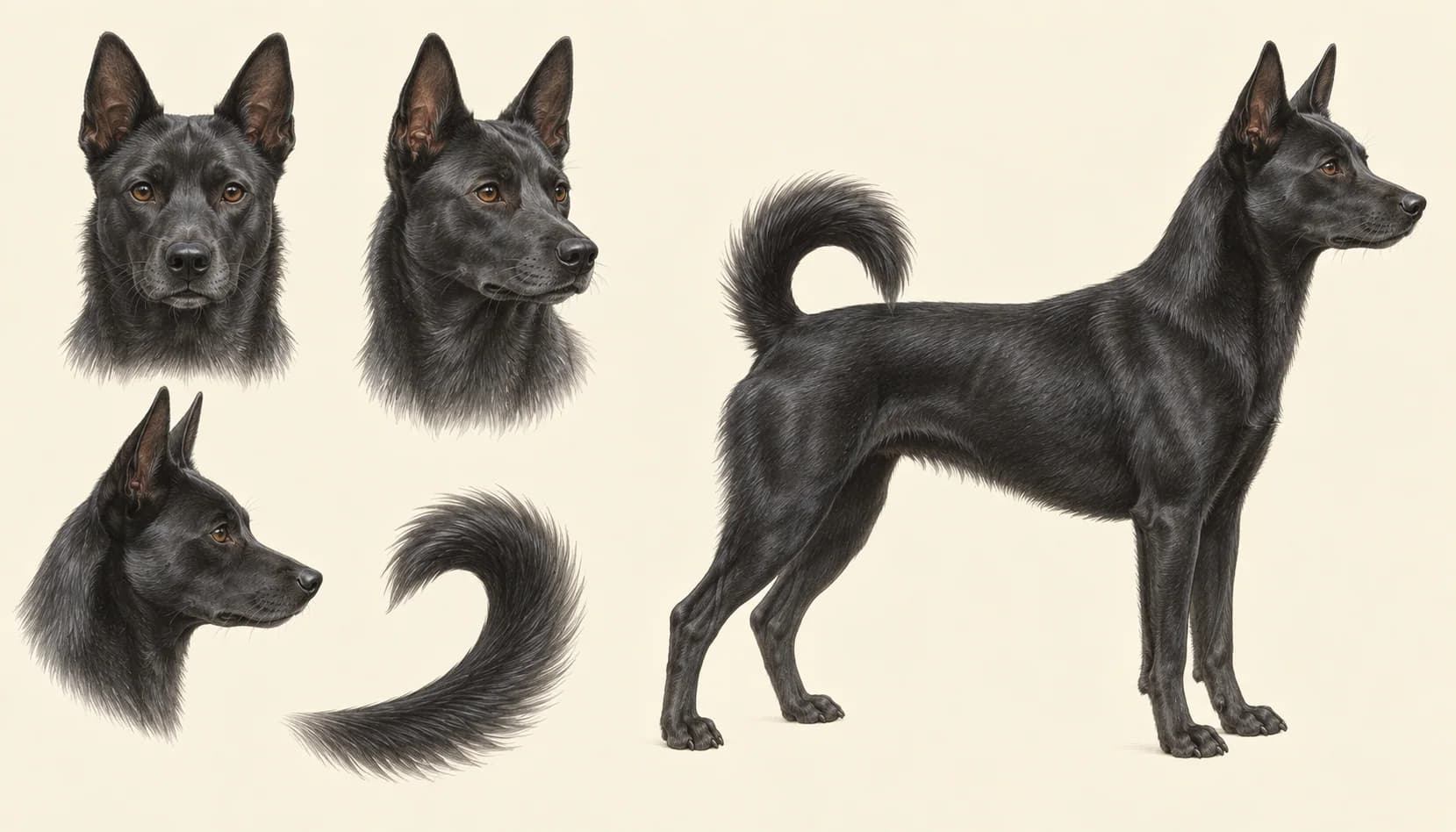 Lámina Perro de Taiwán