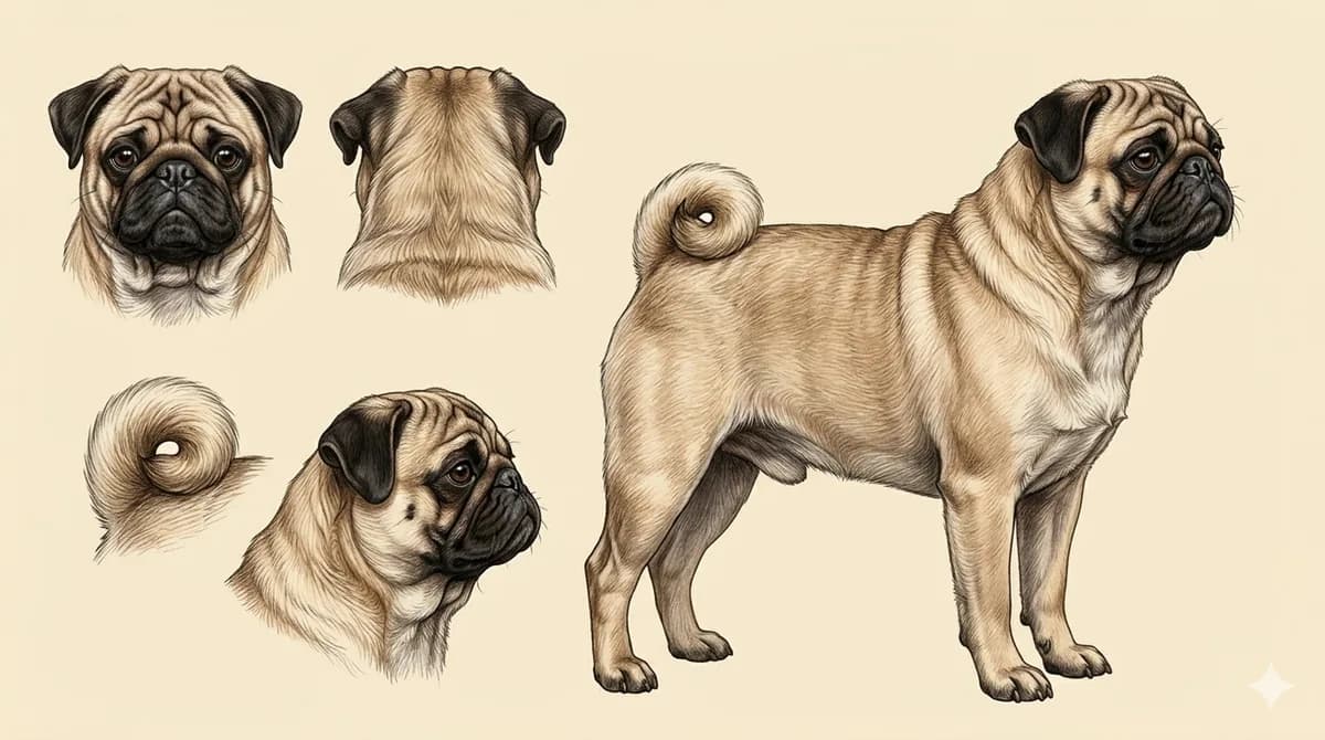 Lámina Pug (Carlino)