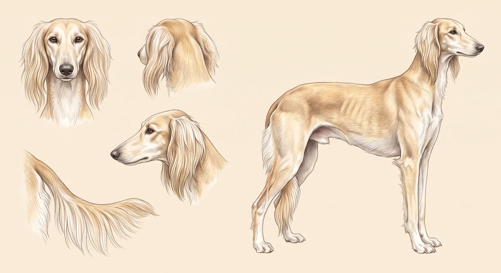 Lámina Saluki