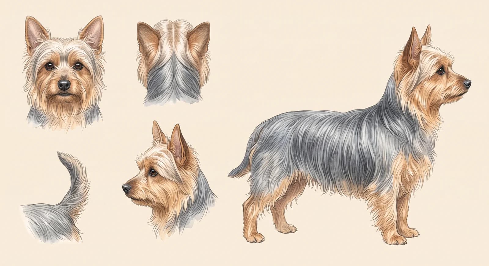 Lámina Silky Terrier