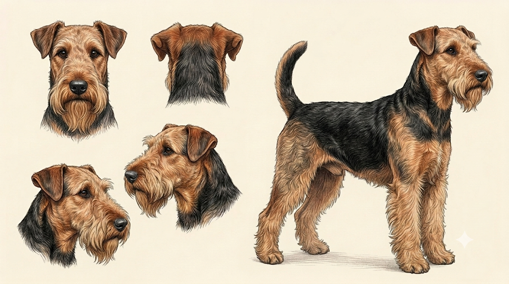 Lámina Airedale Terrier