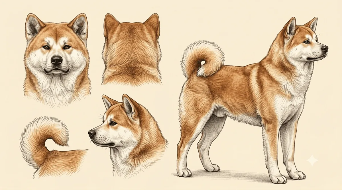 Lámina Akita Inu (Akita Japonés)