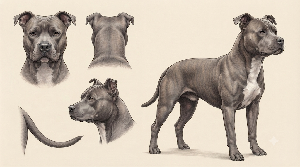 Lámina American Staffordshire Terrier