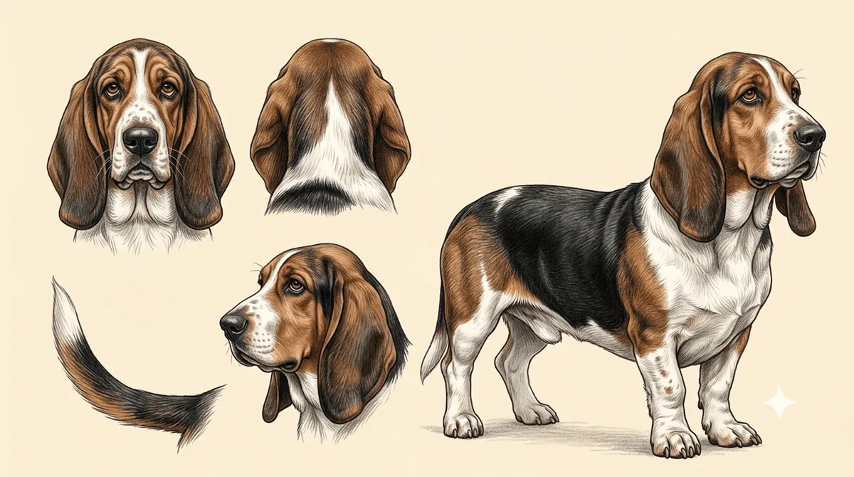 Lámina Basset Hound