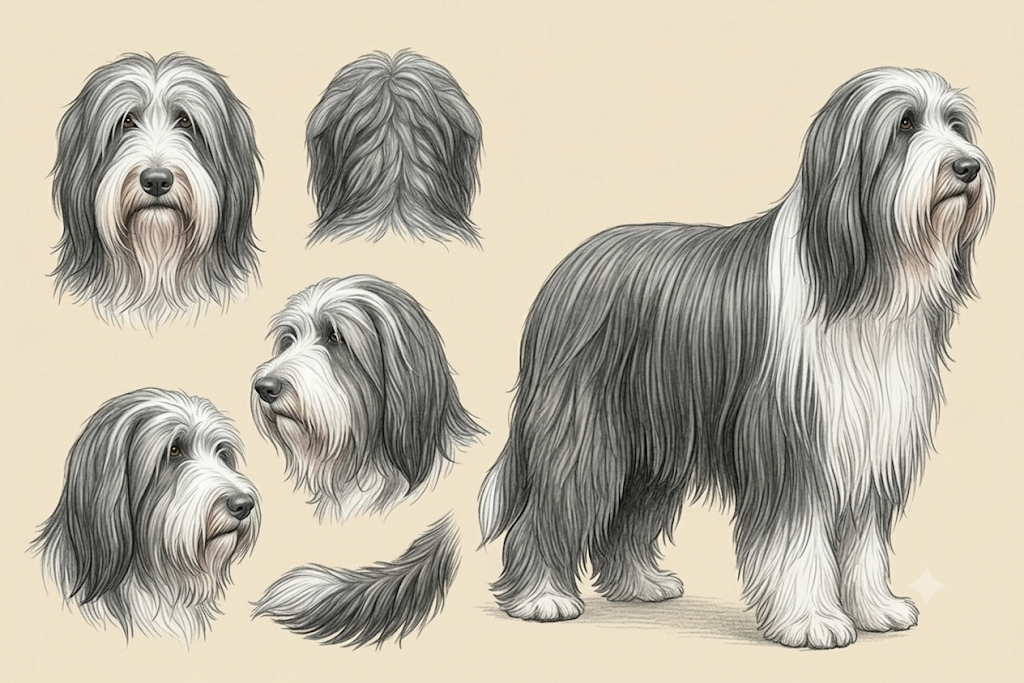Lámina Bearded Collie