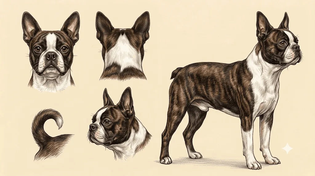 Lámina Boston Terrier