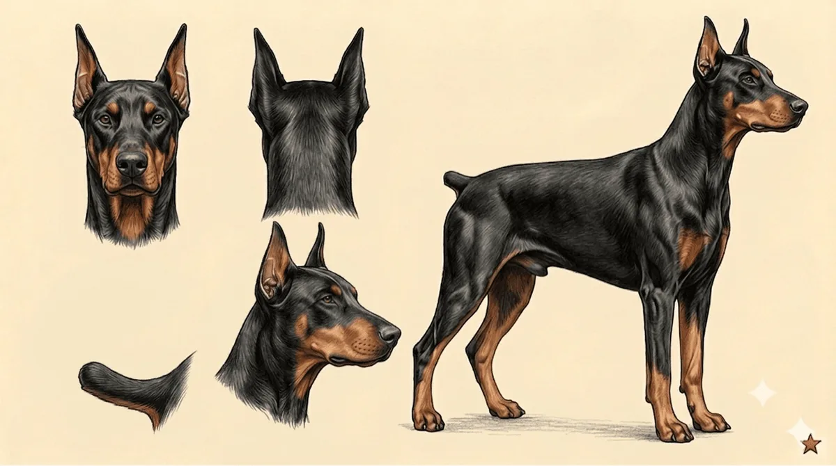 Lámina Doberman