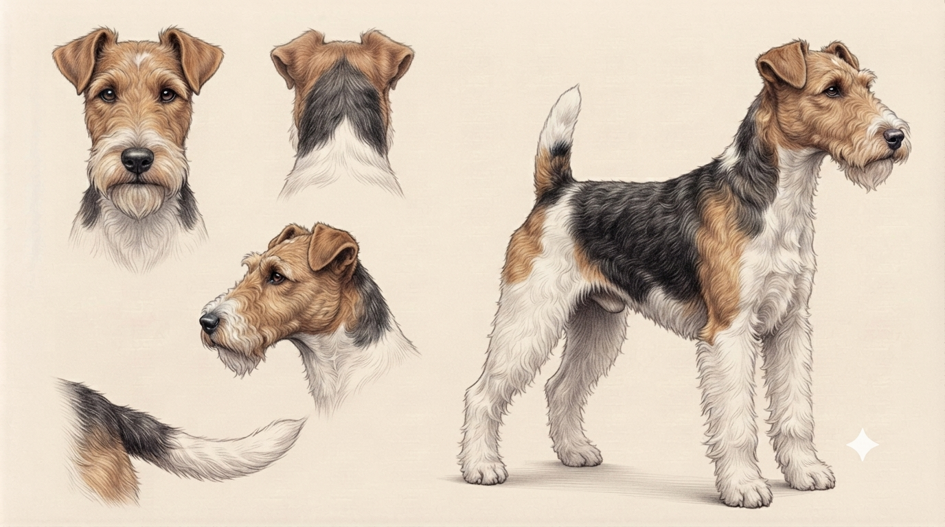 Lámina Fox Terrier (Pelo Duro)