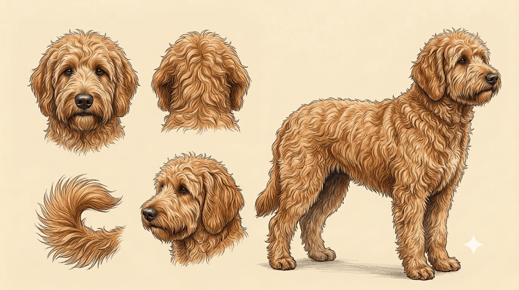 Lámina Goldendoodle