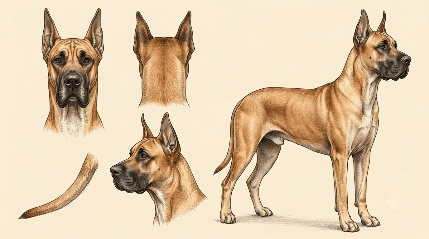 Lámina Gran Danés (Deutsche Dogge)