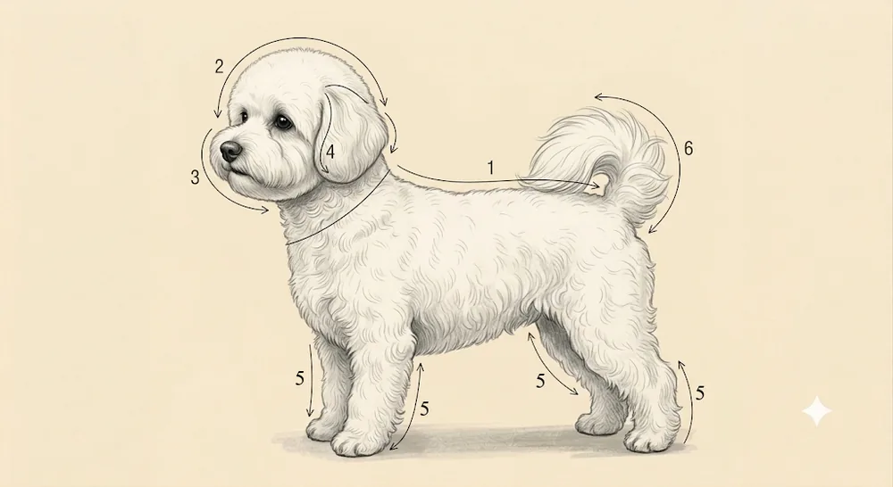Líneas de corte · Maltipoo