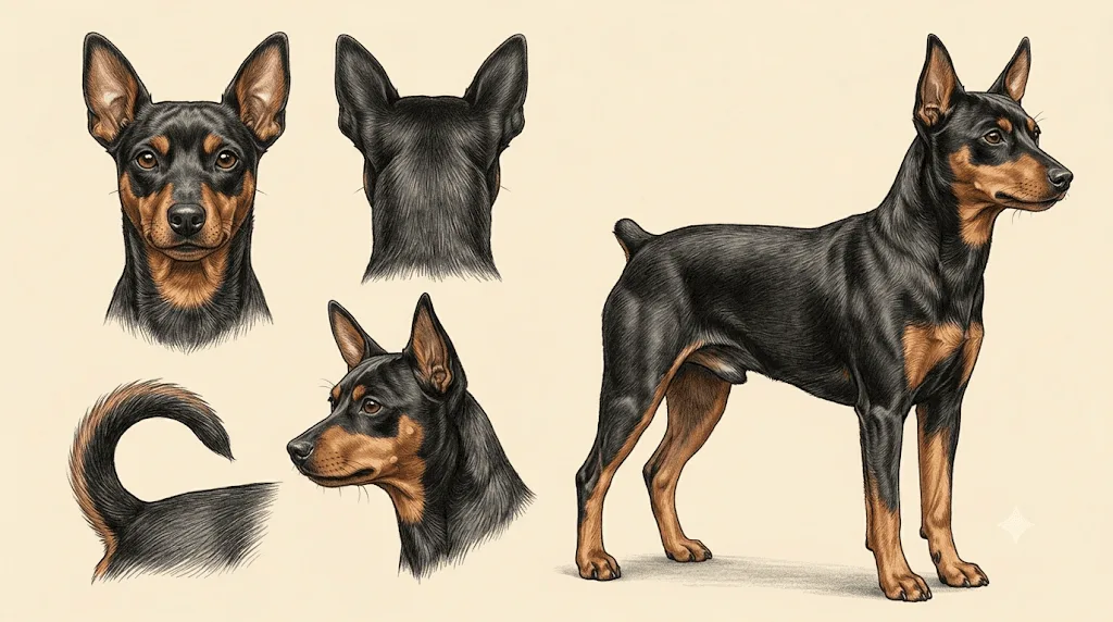 Lámina Pinscher Miniatura (Zwergpinscher)