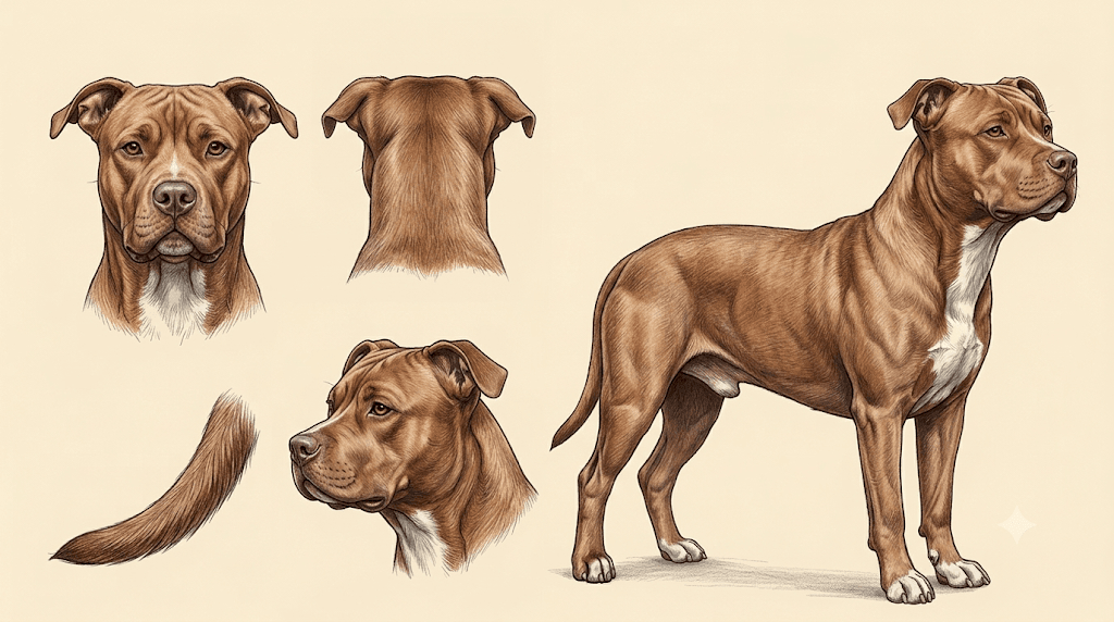 Lámina Pitbull (American Pit Bull Terrier)