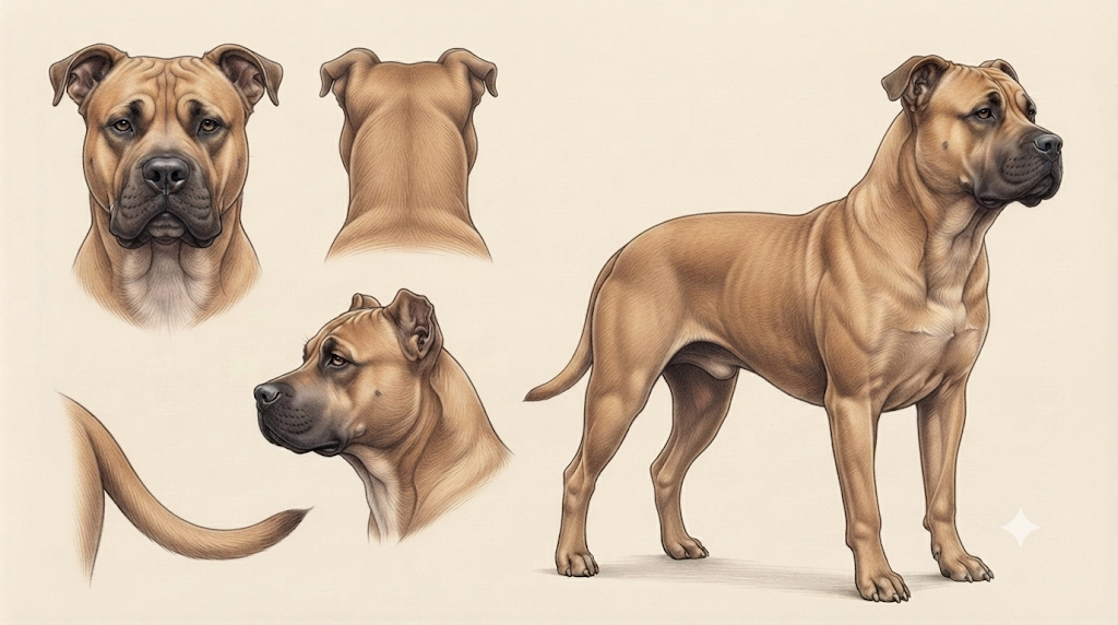 Lámina Perro de Presa Canario