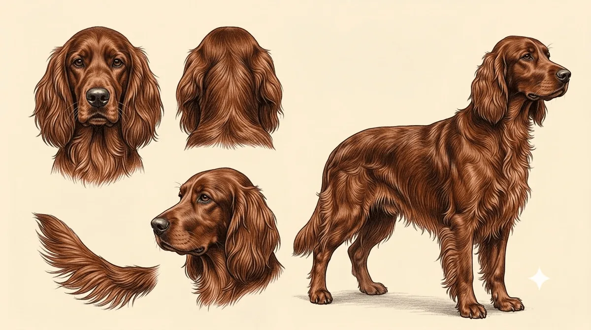 Lámina Setter Irlandés