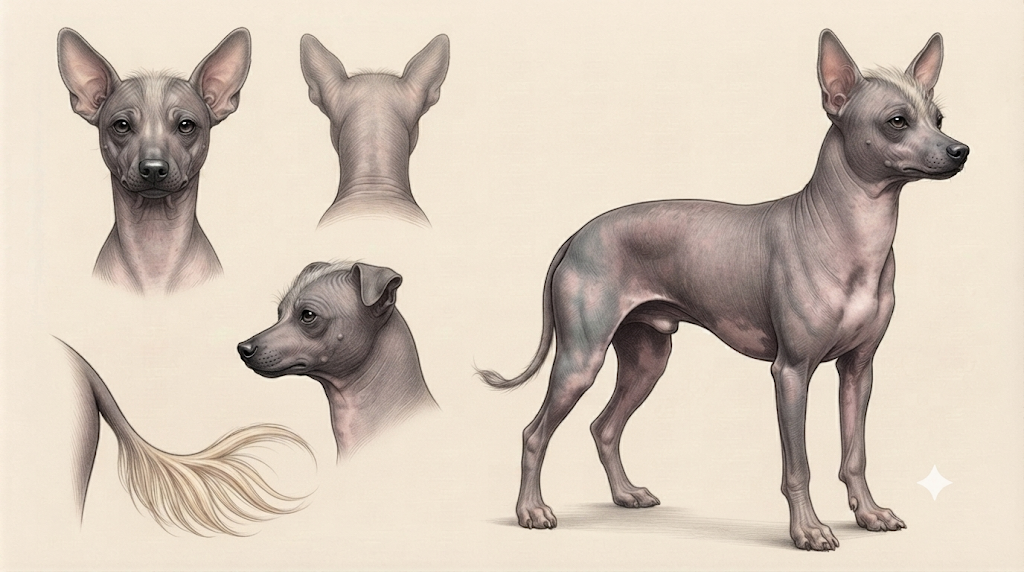 Lámina Perro Sin Pelo del Perú