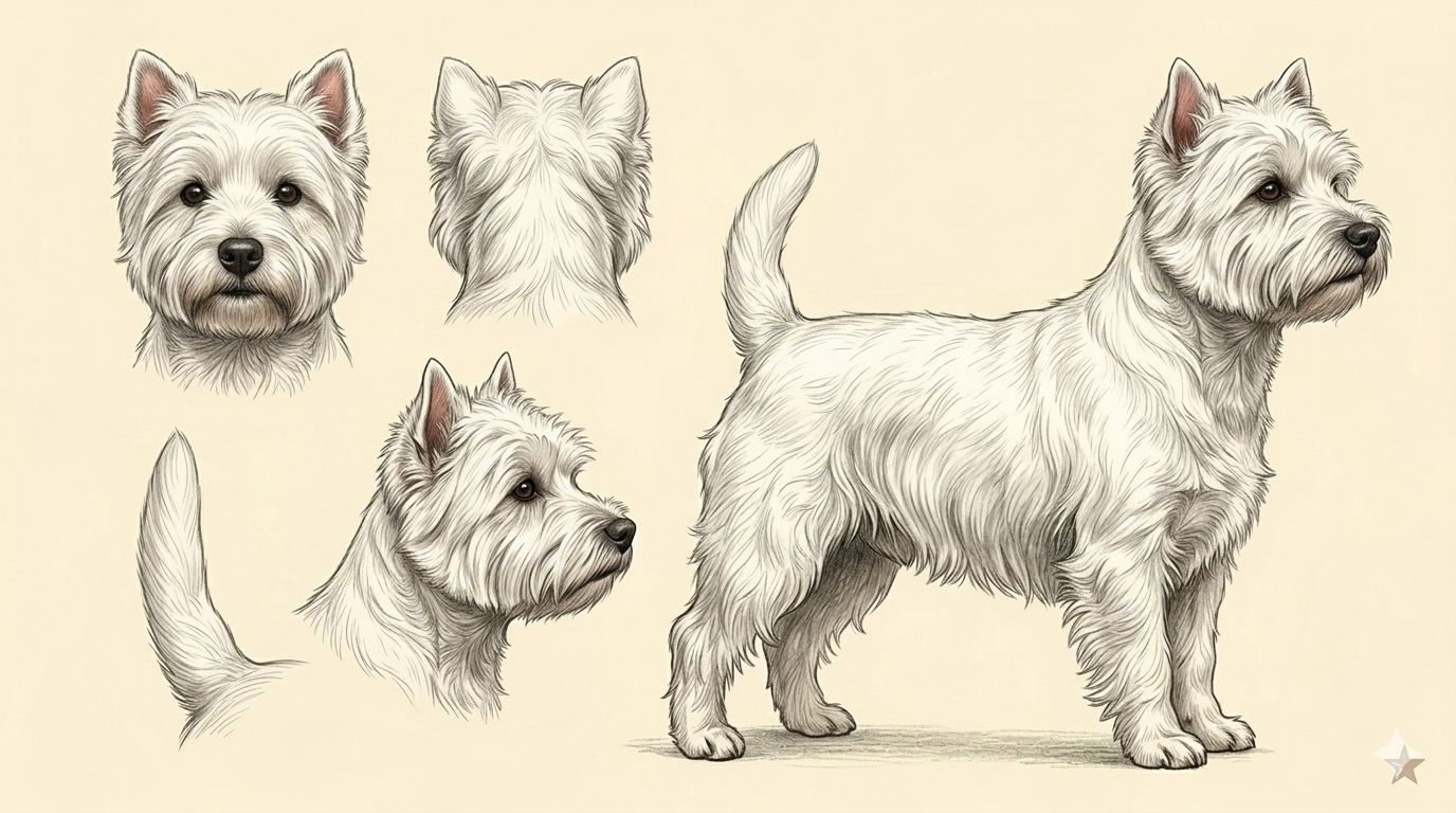 Lámina West Highland White Terrier